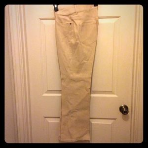 Coldwater Creek P 10 tan jeans pants 30.5" inseam